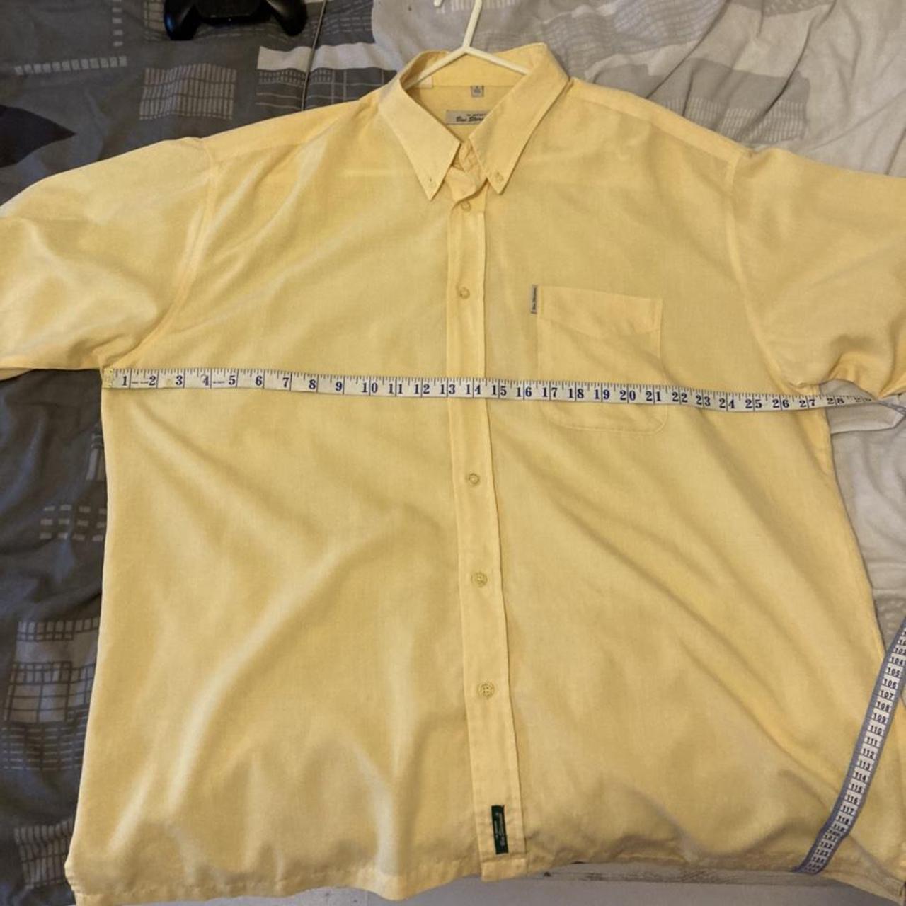 Ben Sherman Men's Yellow Shirt | Depop