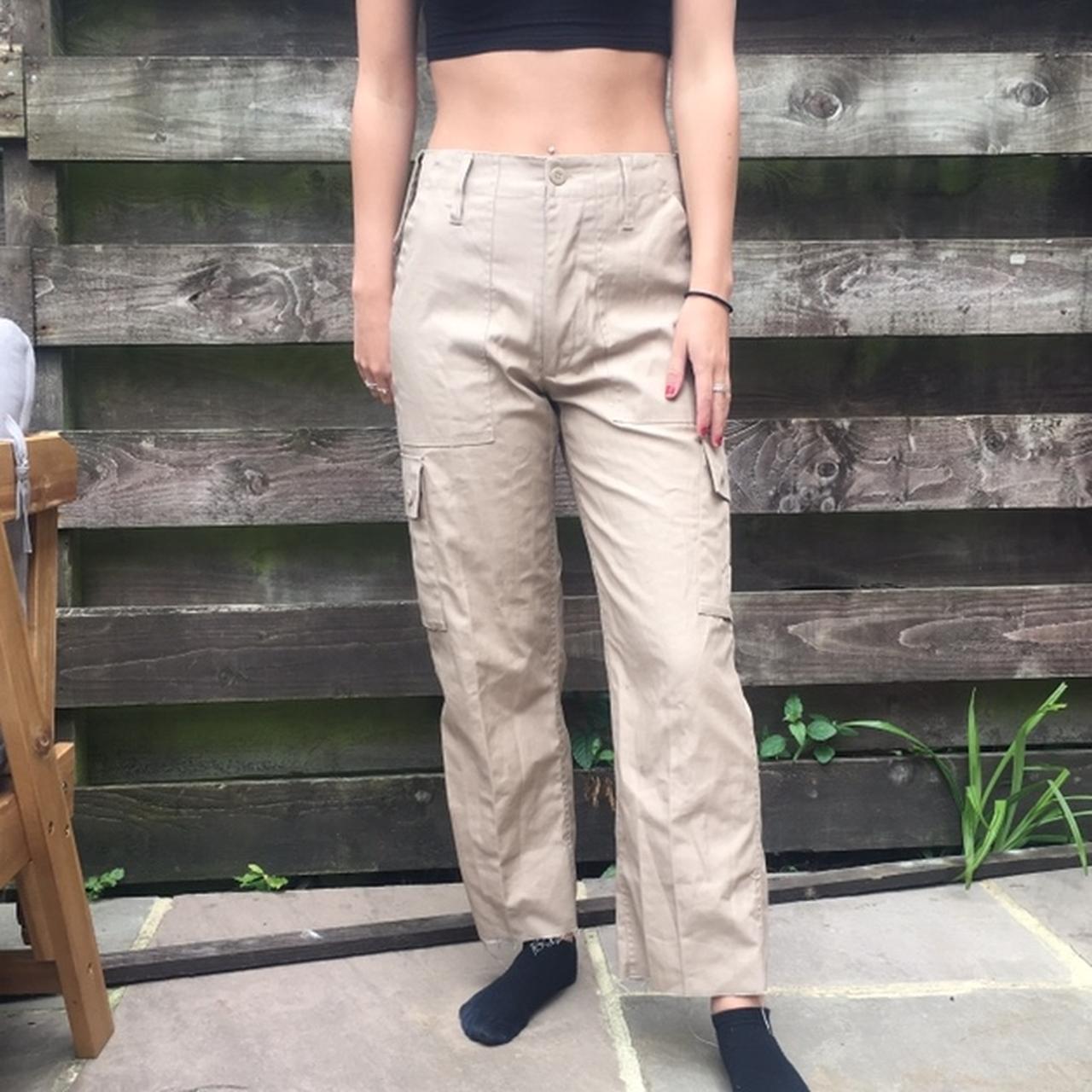 beige cargo pants urban outfitters