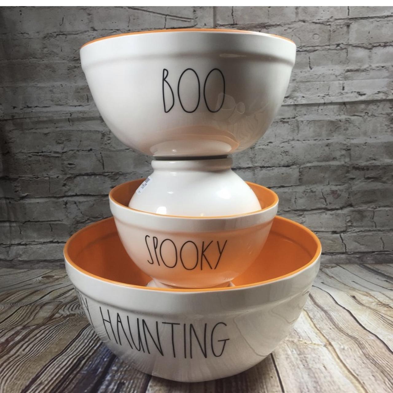 Rae Dunn Halloween Boo bowl shops (melamine) +