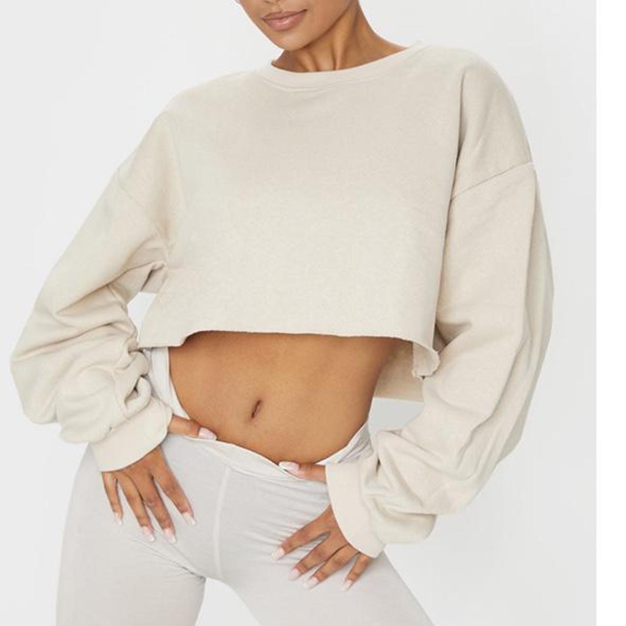 Plt white hotsell cropped jumper