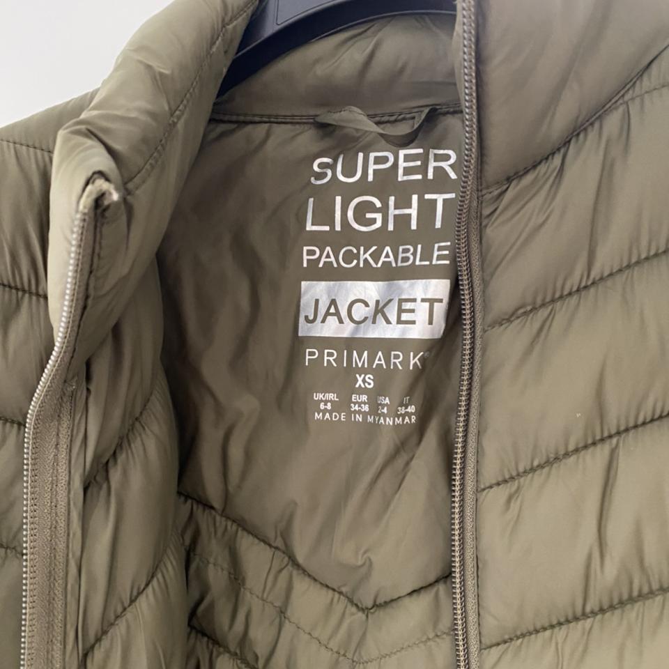 super light packable jacket primark