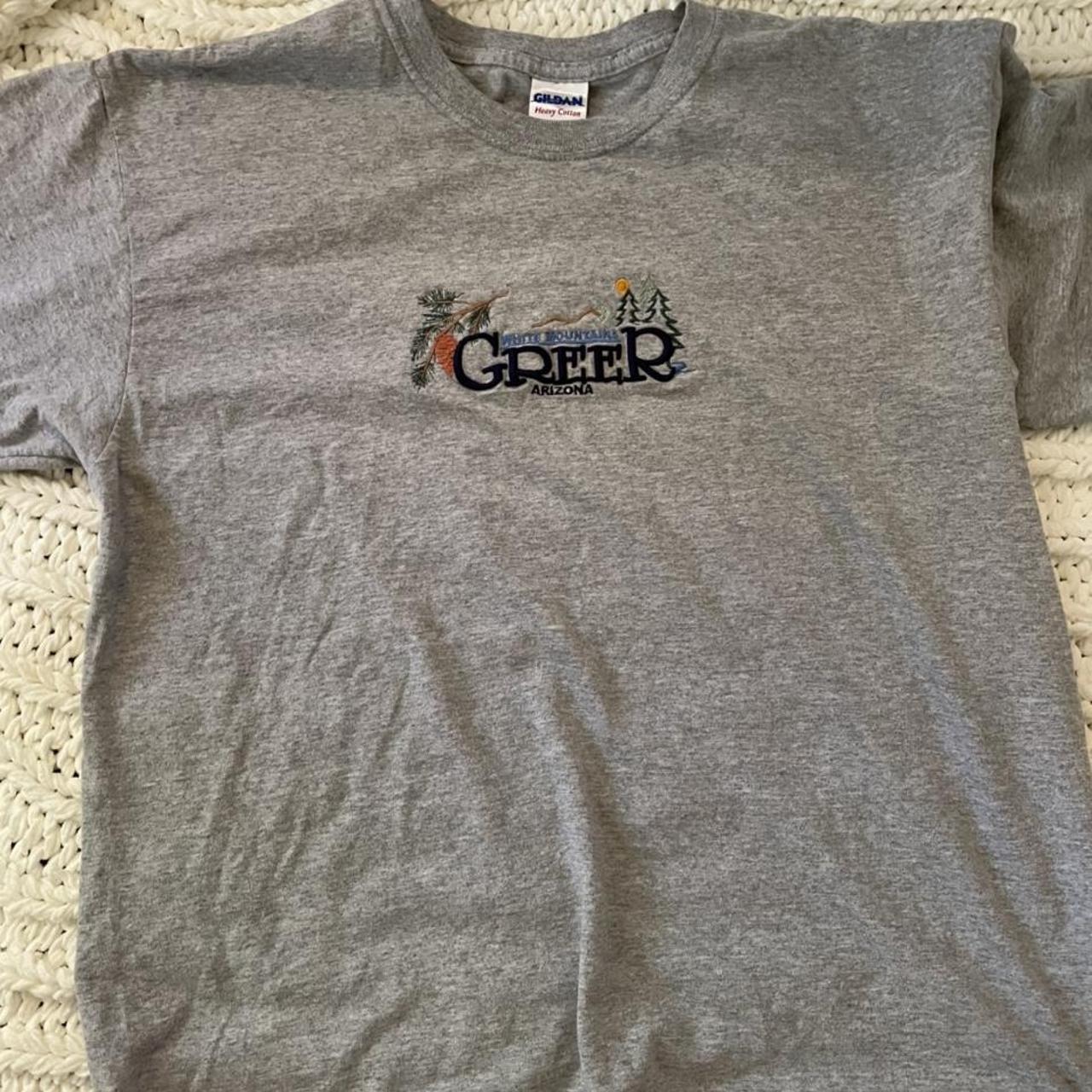 Vintage Greer. AZ T-shirt Size L - Depop