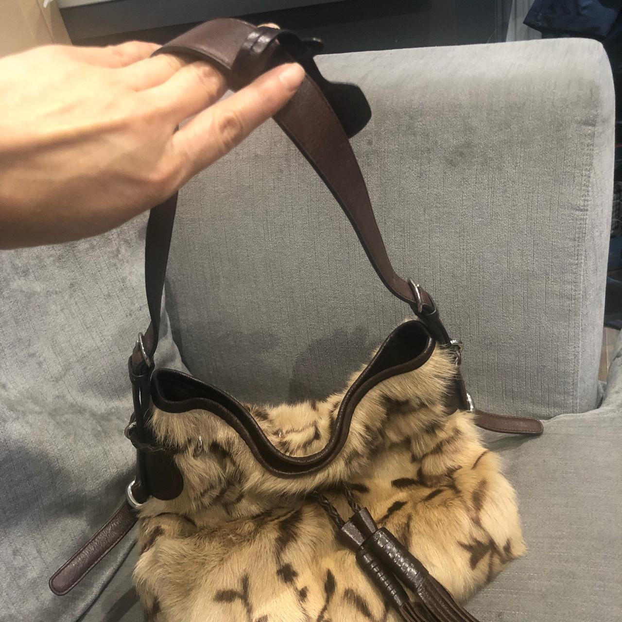 Dkny fur discount purse