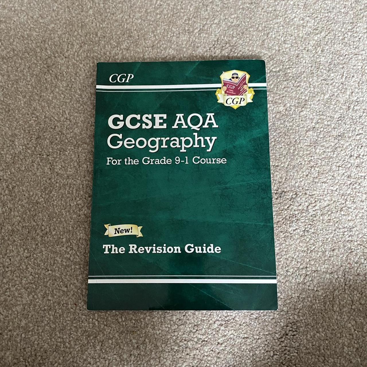 GCSE AQA Geography cgp revision guide and GCSE AQA... - Depop