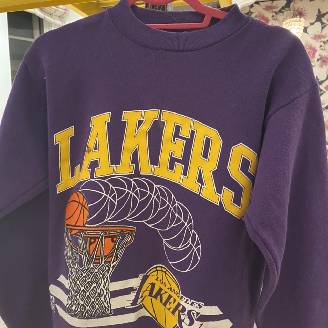 Vintage NBA Lakers sweatshirt, rare Black Mamba - Depop