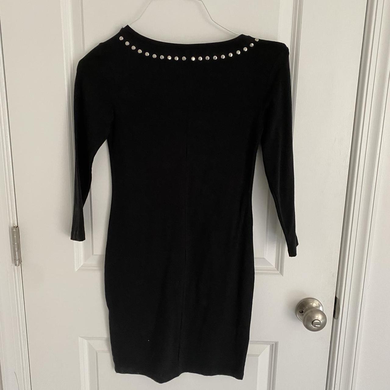 F21 studded bodycon dress, great condition. In size... - Depop