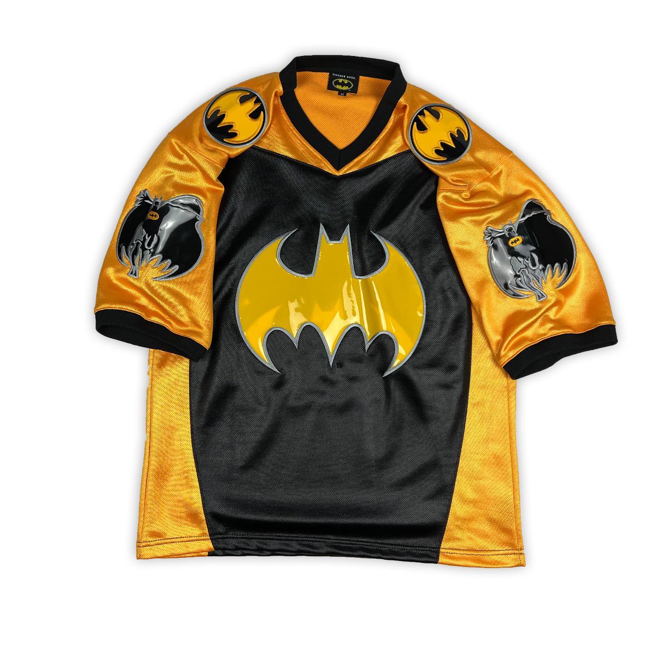 Batman embroidered football jersey. Deadstock and - Depop