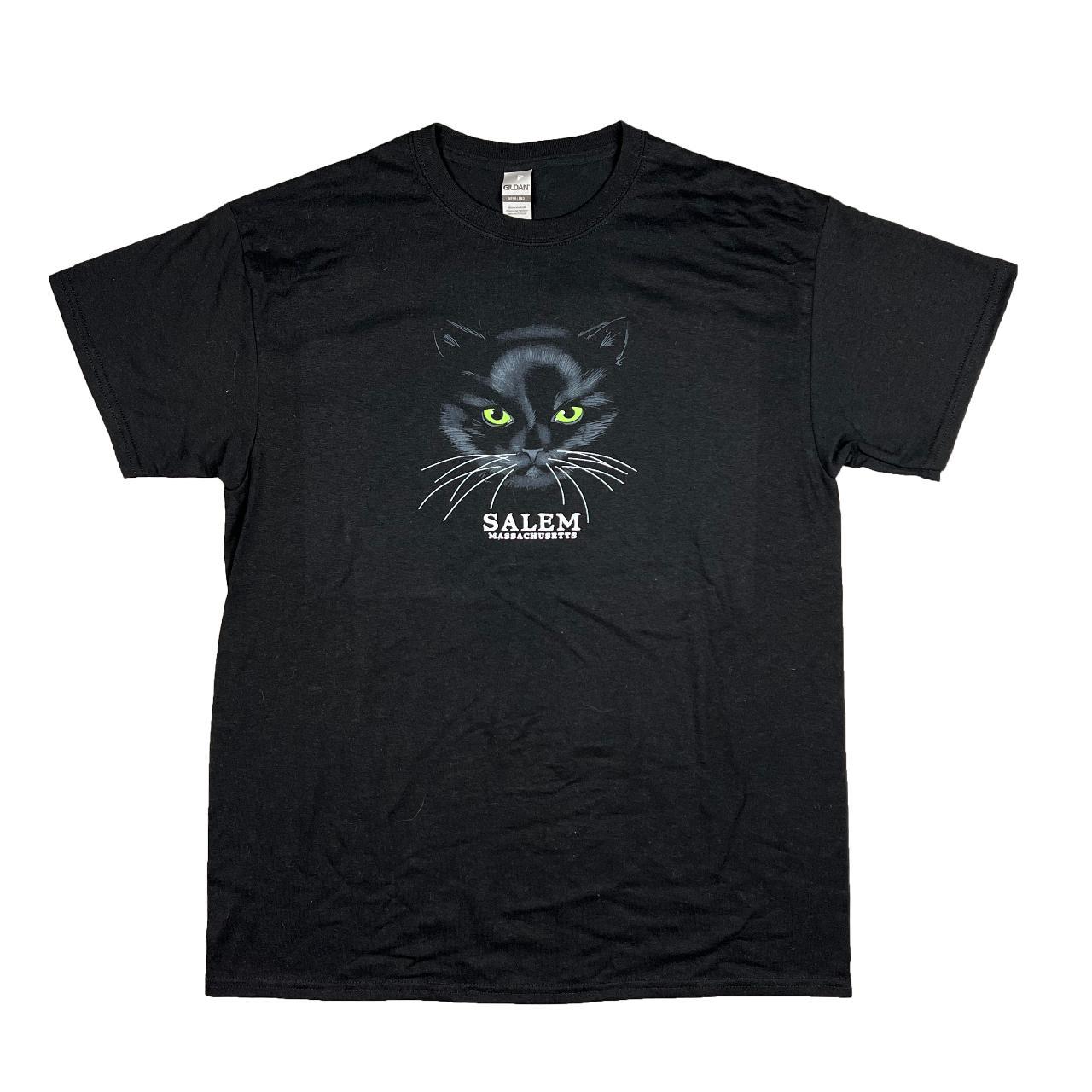 Salem Massachusetts Black Cat tourist shirt. Size... - Depop