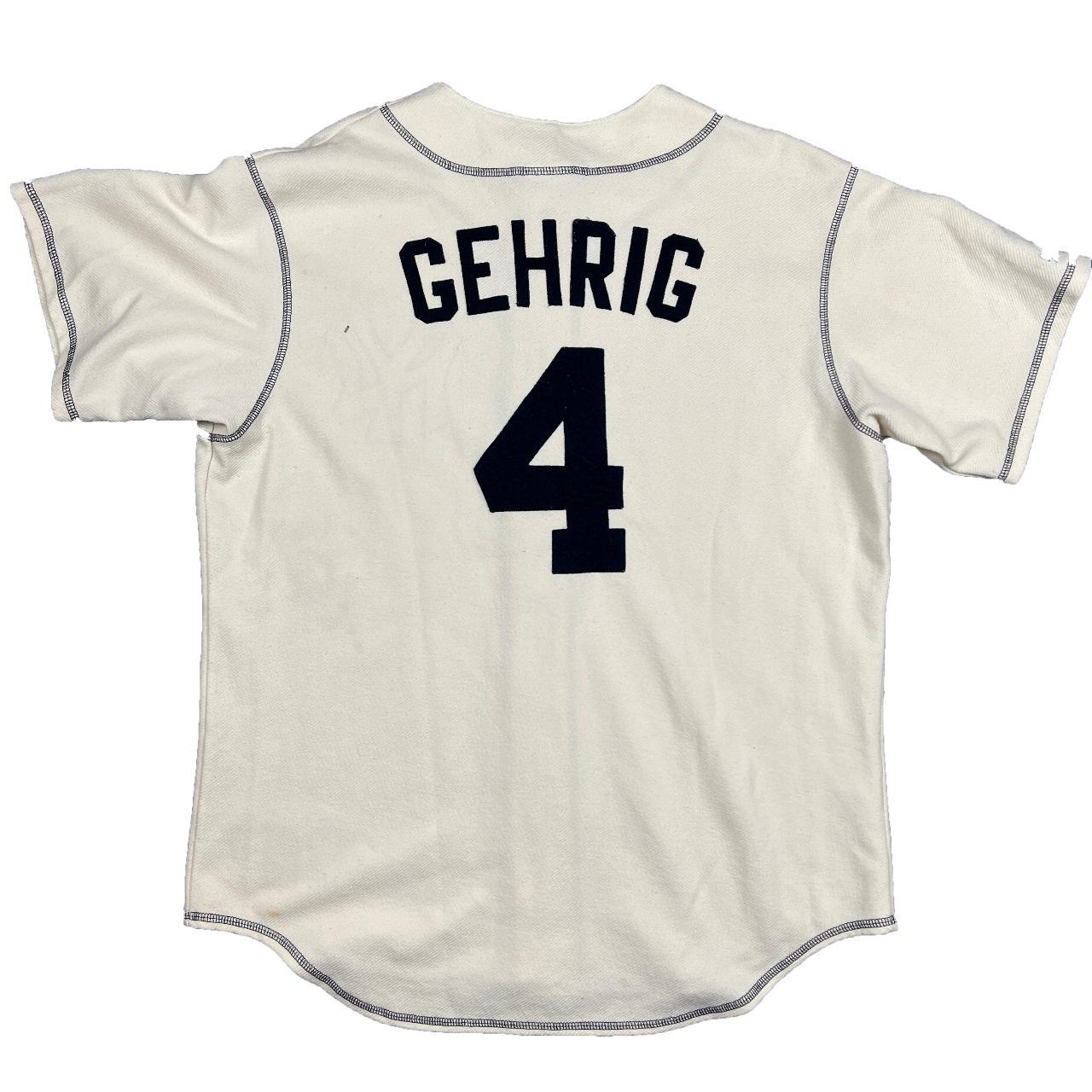 New York Yankees Lou Gehrig Jersey. Cooperstown - Depop