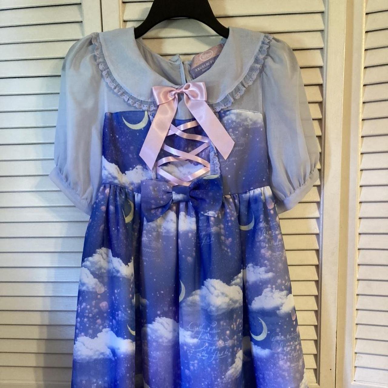 Disney x Angelic Pretty Dreamy Luna OP lolita dress... - Depop