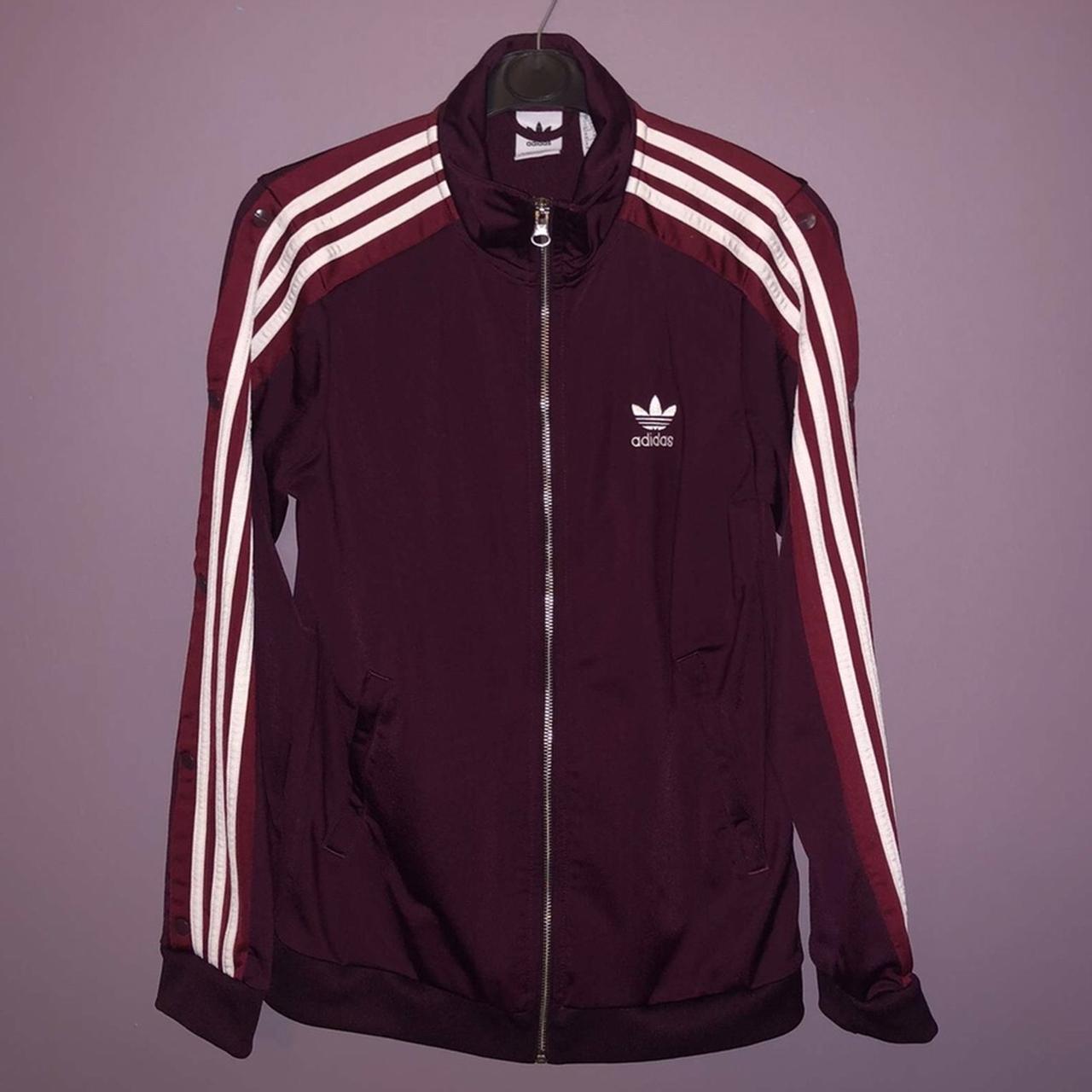 Adidas popper outlet jacket