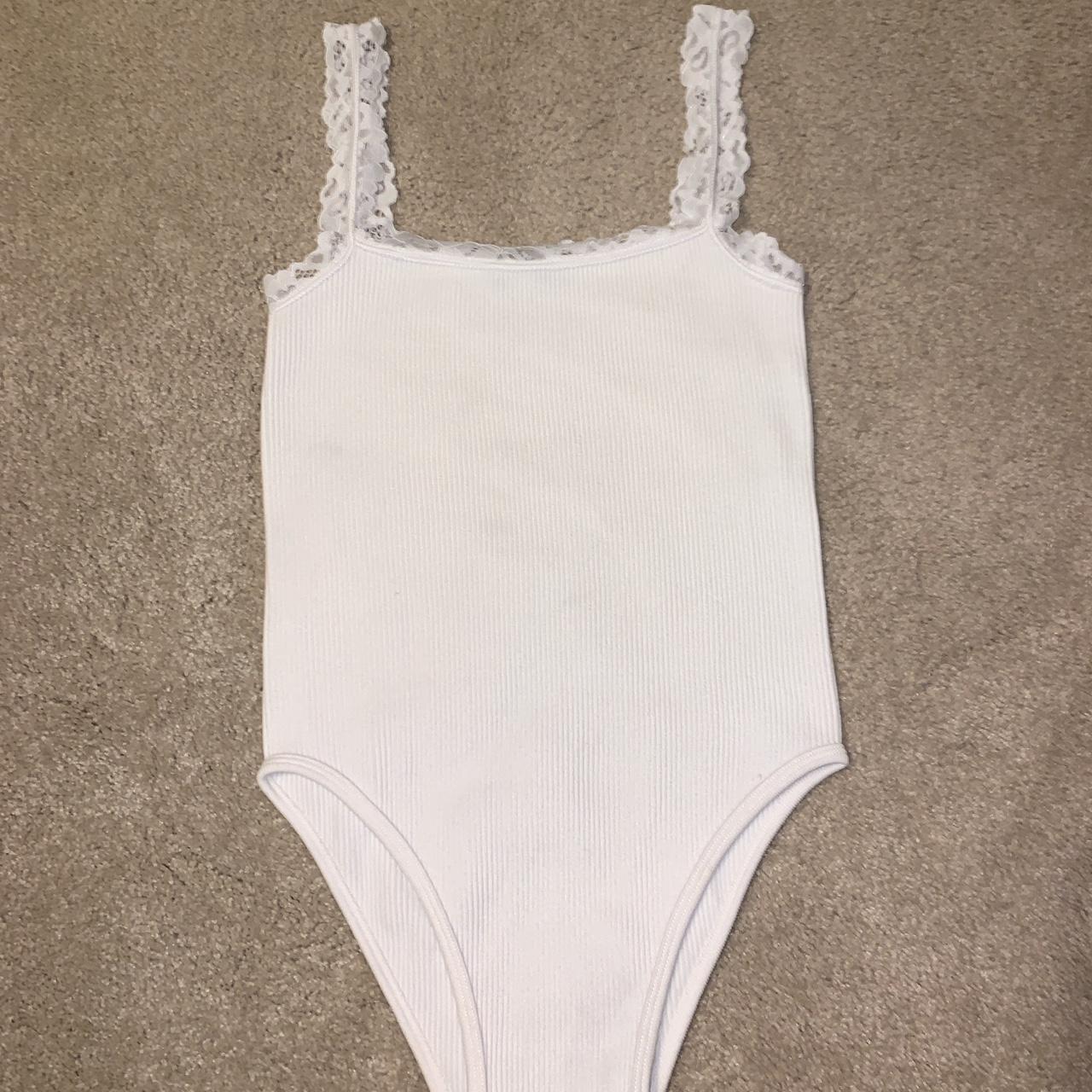 zara white lace bodysuit