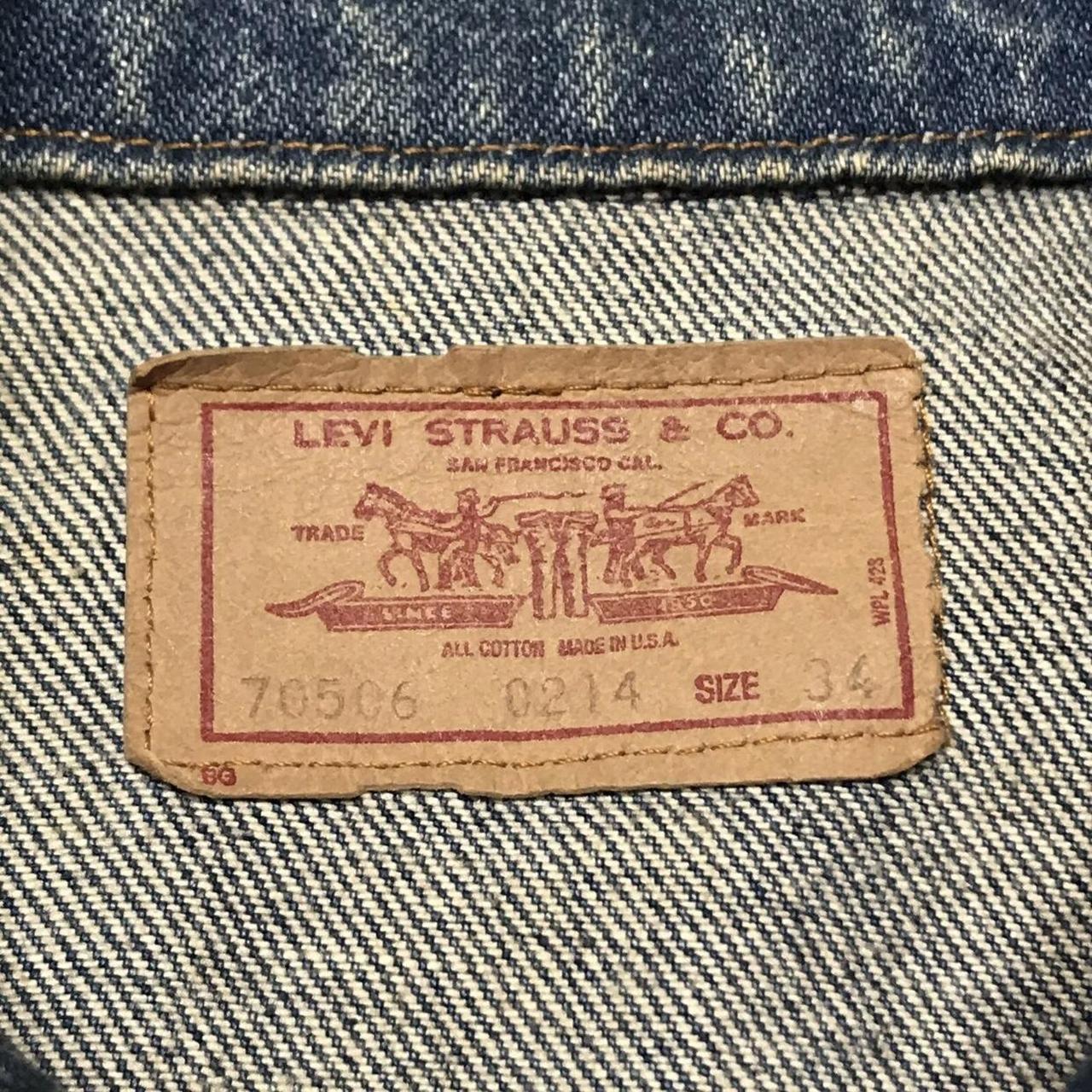 Vintage 80s Levi’s Trucker Denim Jacket Men’s Size... - Depop