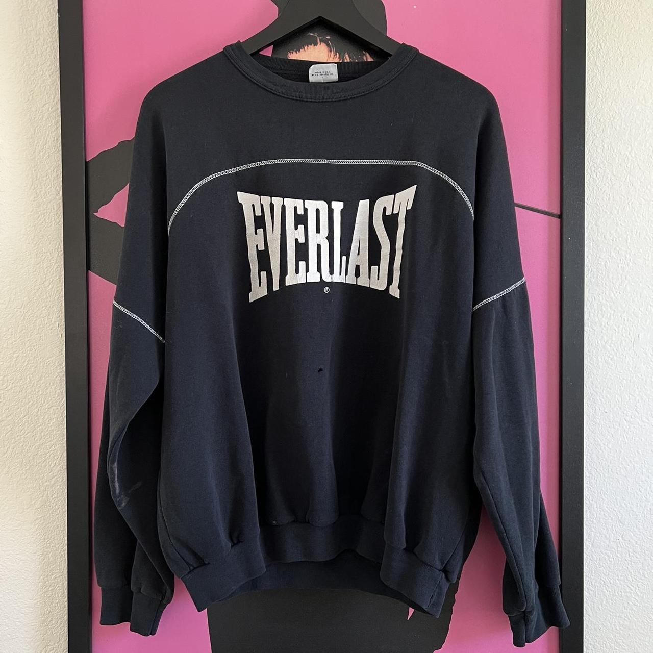 Vintage 80s 90s Everlast Made in USA Crewneck... - Depop