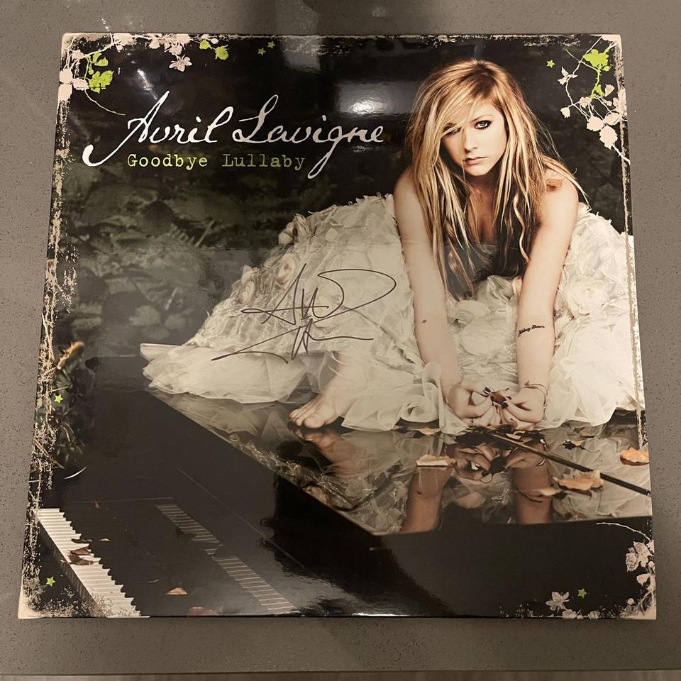 Avril Lavigne Goodbye Lullaby Signed Vinyl. Signed... Depop