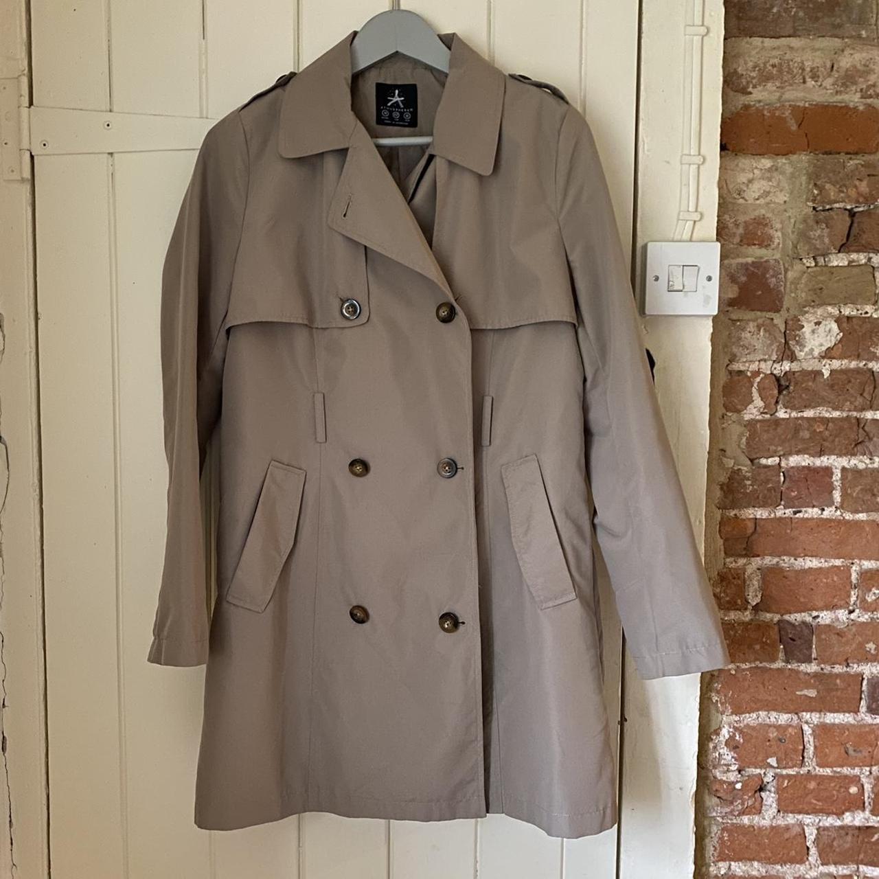 Smart beige coloured trench coat, hardly worn. No... - Depop