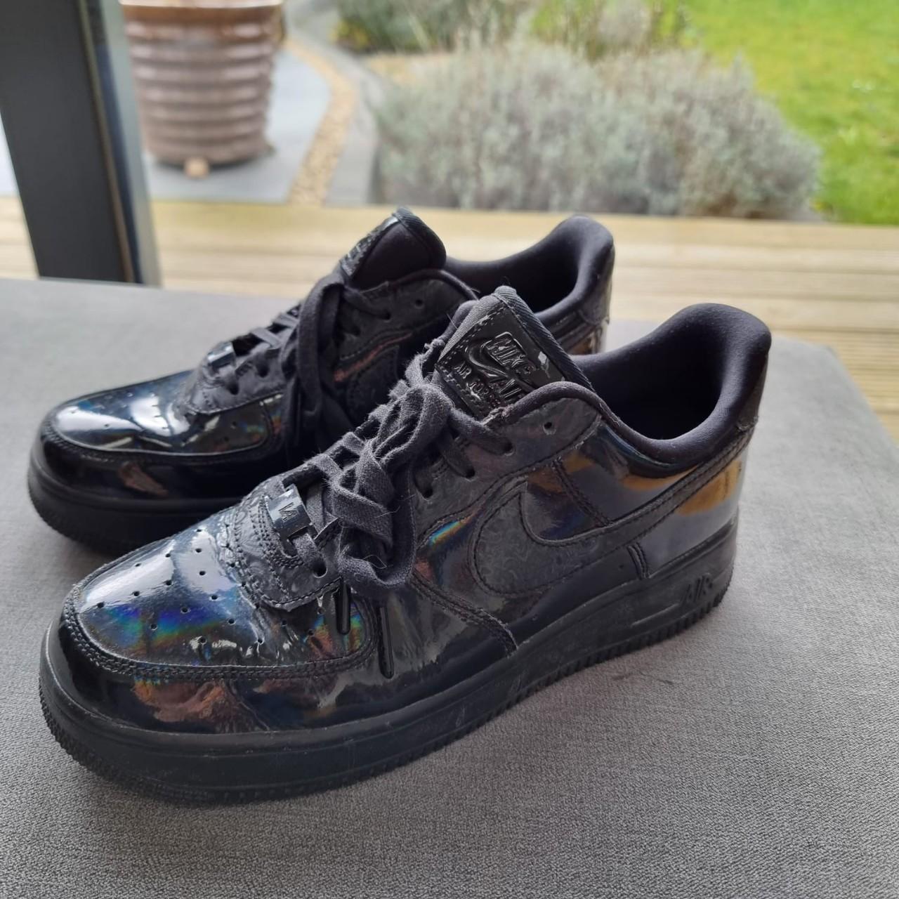 nike air force 1 black iridescent