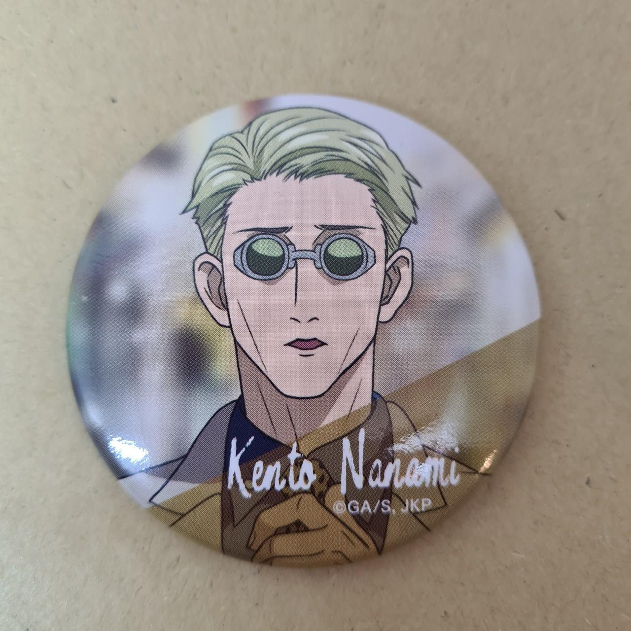 Jujutsu Kaisen Kento Nanami Badge Anime Kawaii Manga - Depop