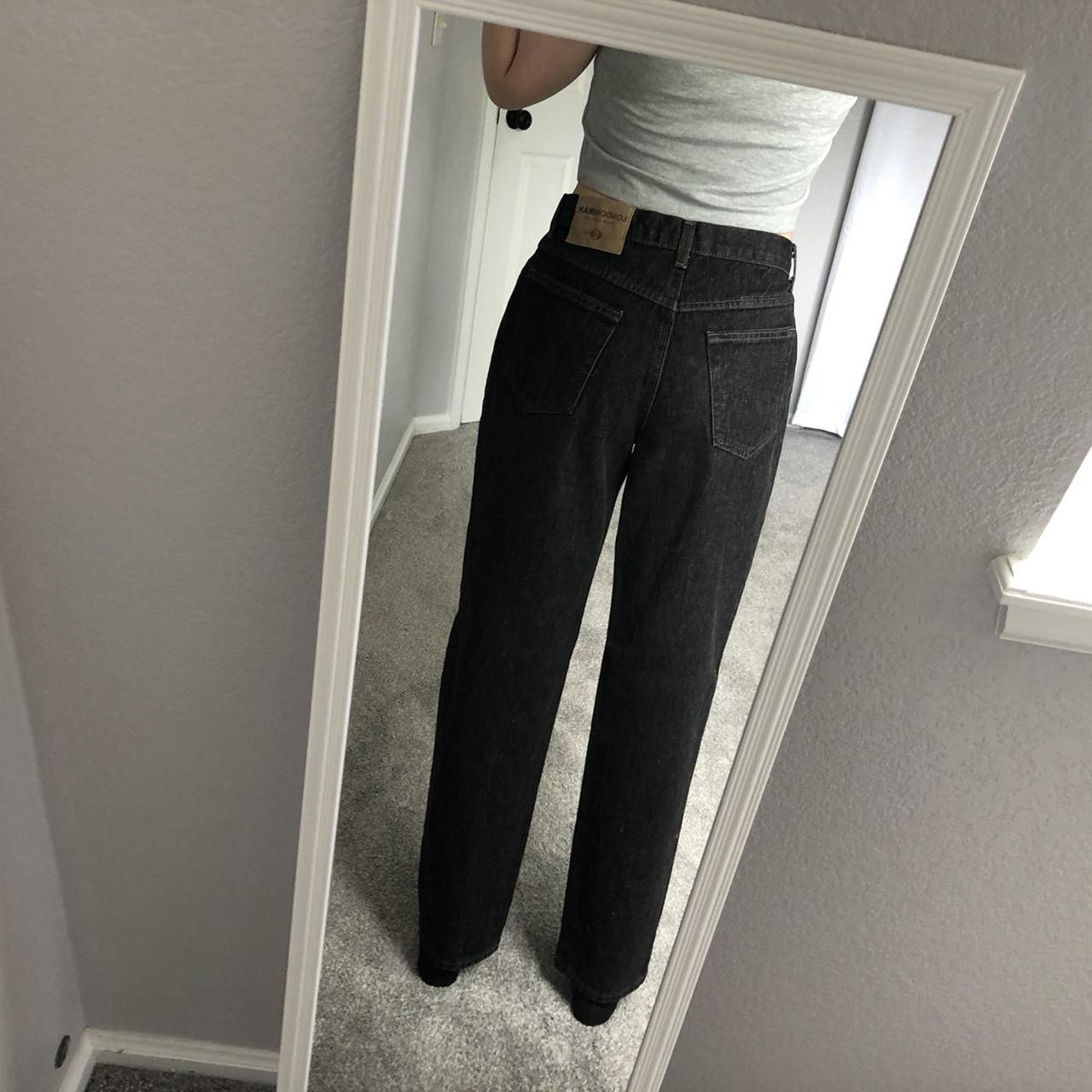 Women's Black and Grey Jeans Depop