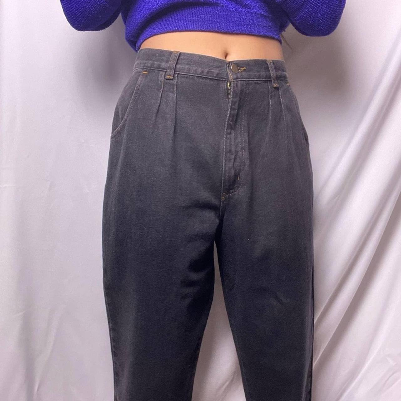 Avon Women's Grey and Blue Jeans | Depop