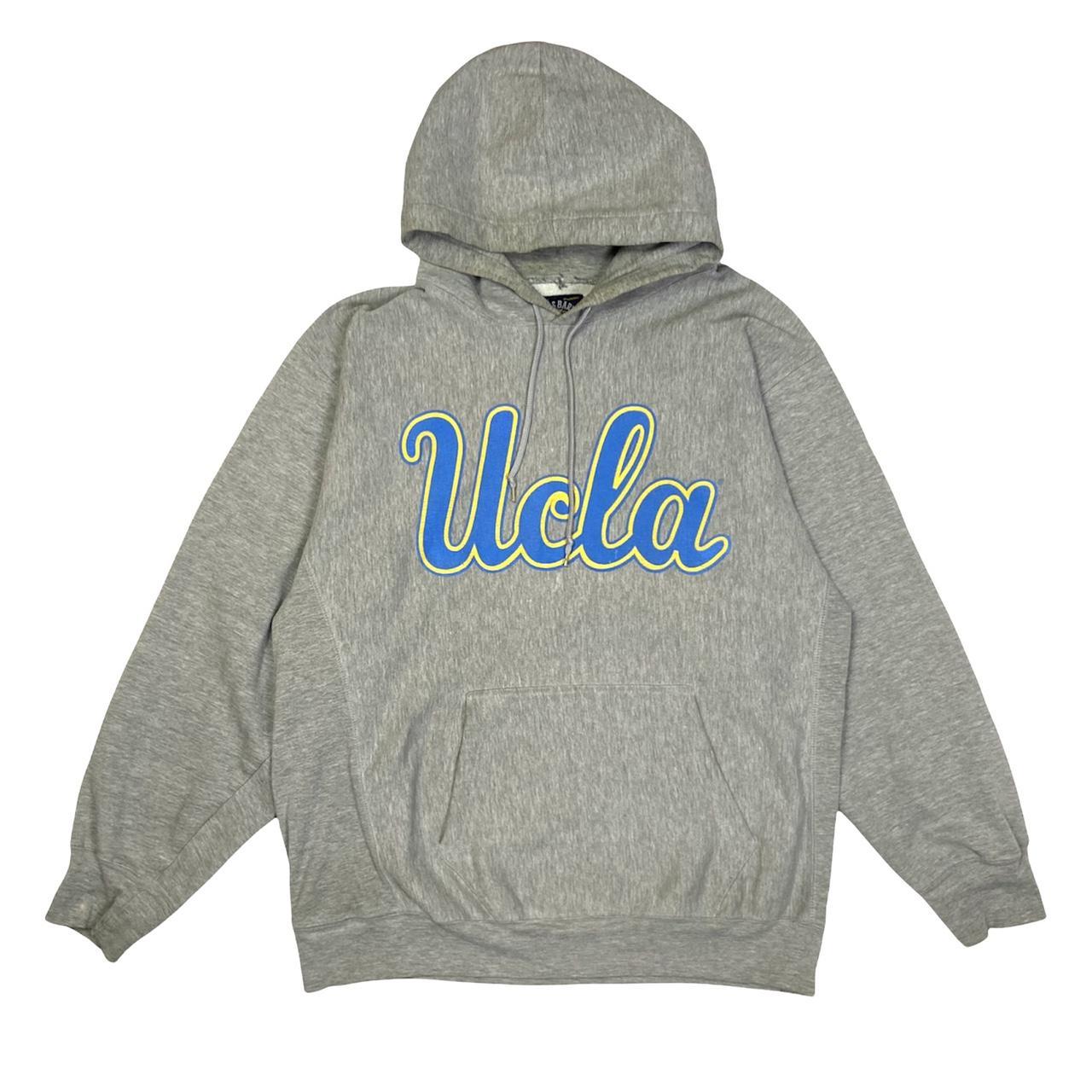 Vintage 90s UCLA cursive script logo reverse weave... - Depop