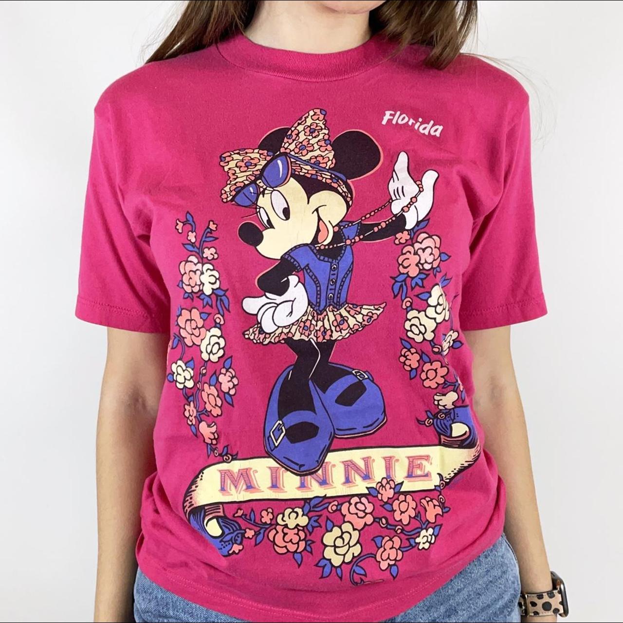 Disney Women's Pink T-shirt | Depop