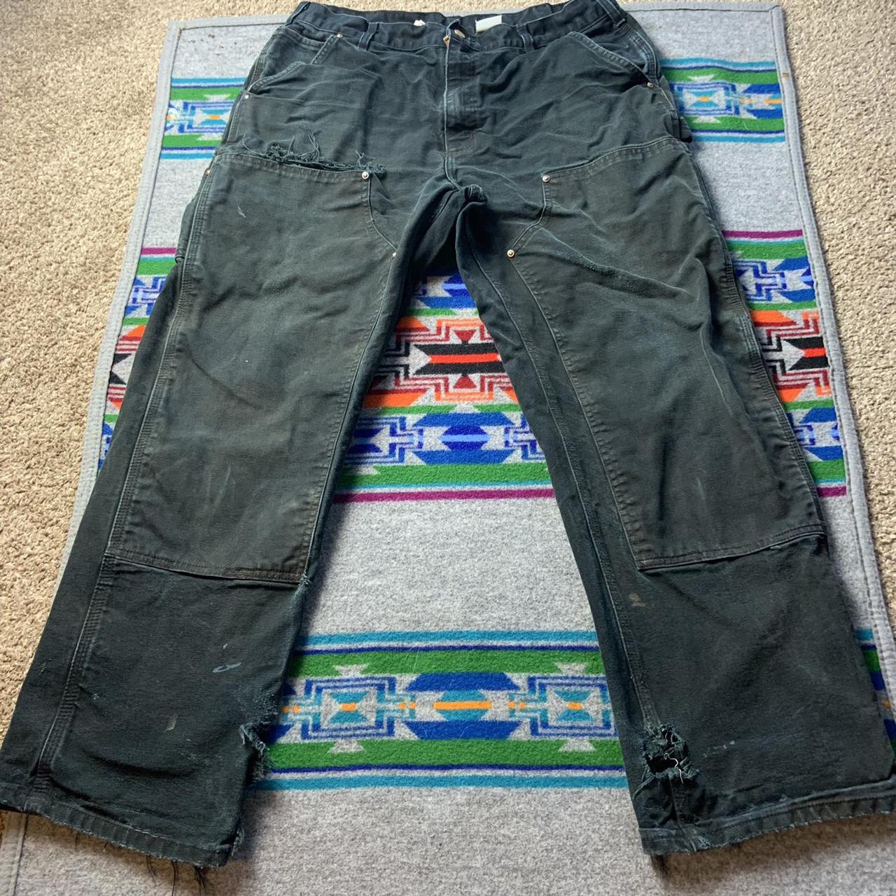 Carhartt pants made in usa double knee Mens size - Depop