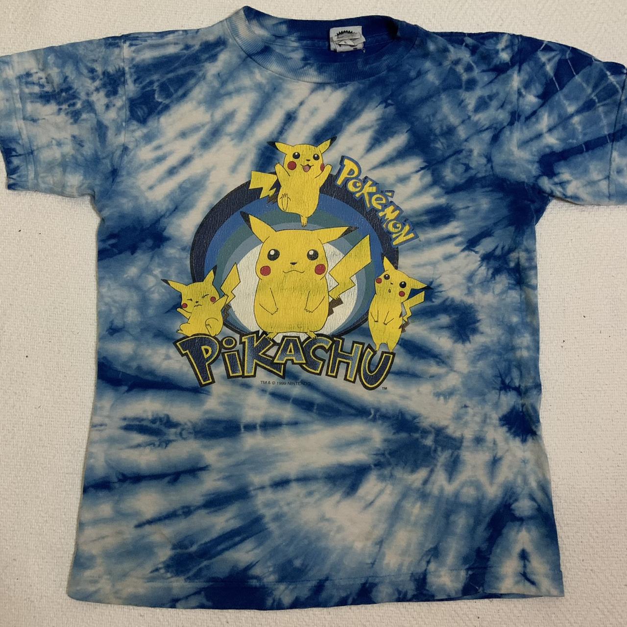 Vintage Kids 1999 90s Pokemon 2024 Pikachu Graphic Shirt