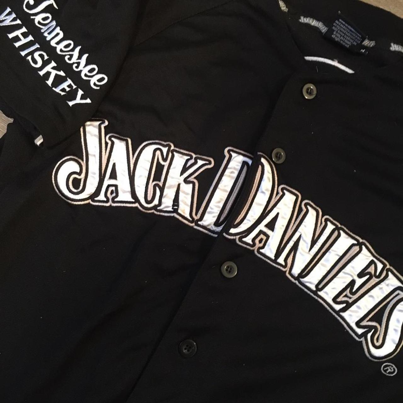 Jack Daniels Baseball Jersey Classic Tennessee Sour Mash Whiskey