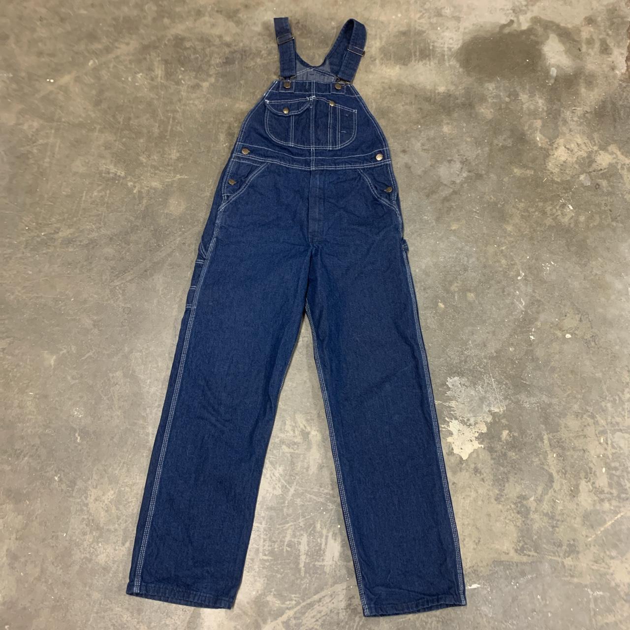 The Carpenter Denim Overalls The Tag Says 32 By Depop   P0 