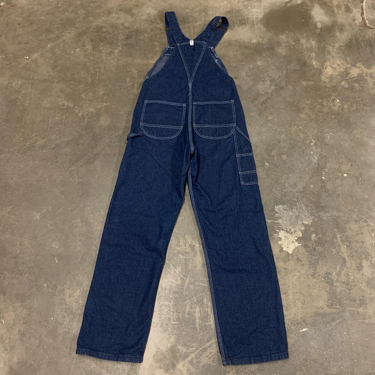 The Carpenter Denim Overalls! The tag says 32 by... - Depop