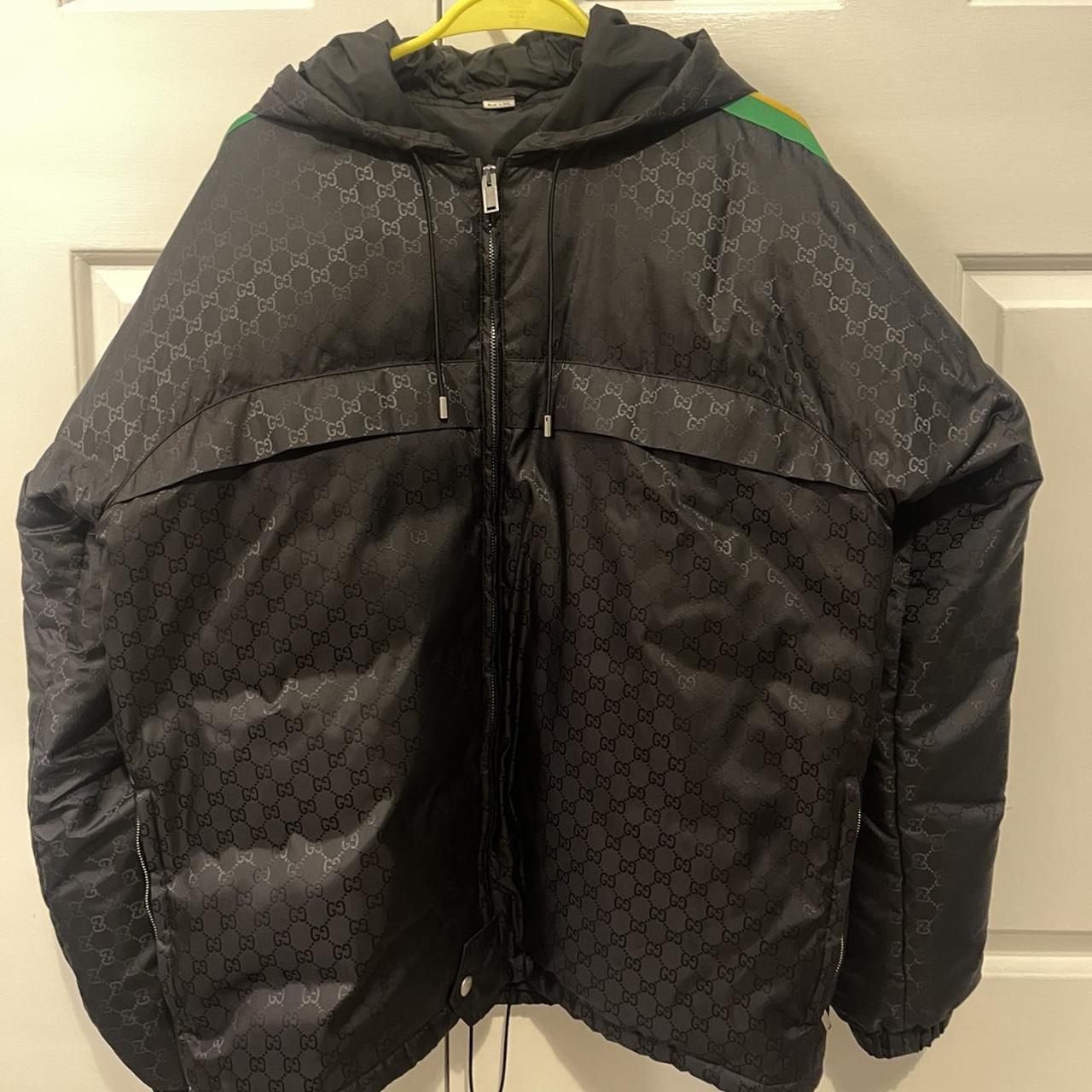 AUTHENTIC Gucci Gg Monogram Down Jacket/coat With... - Depop