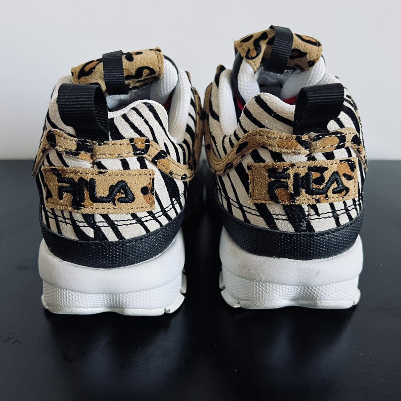 Fila leopard deals print shoes