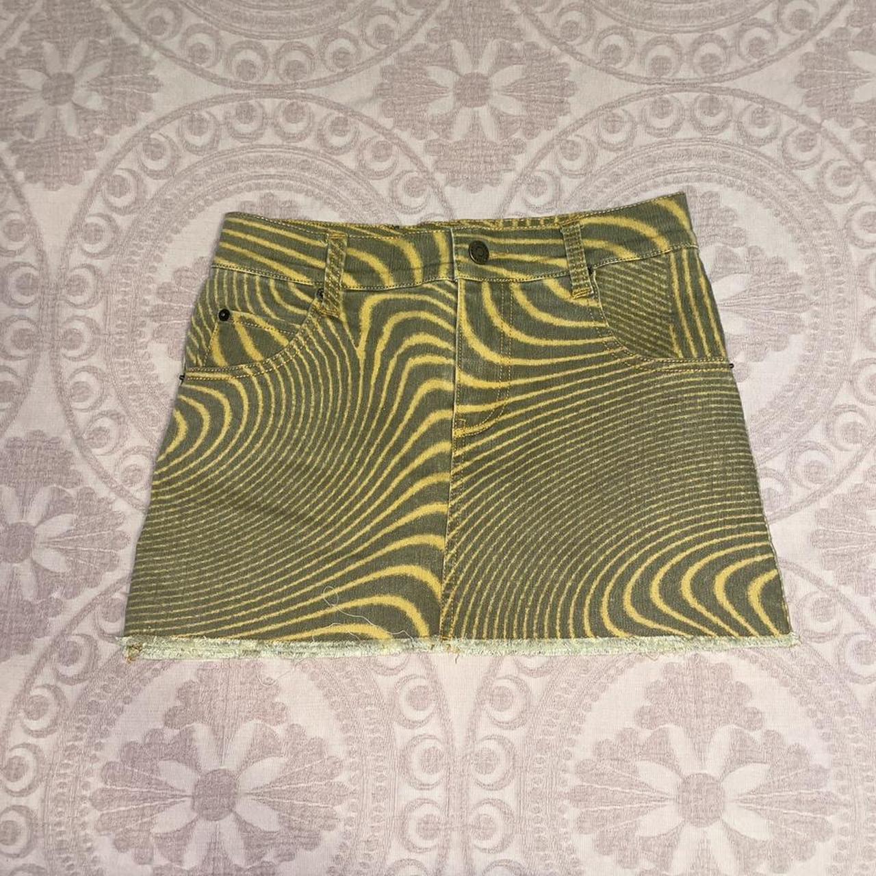 bdg skirt urban outfitters size XS small rip,... Depop