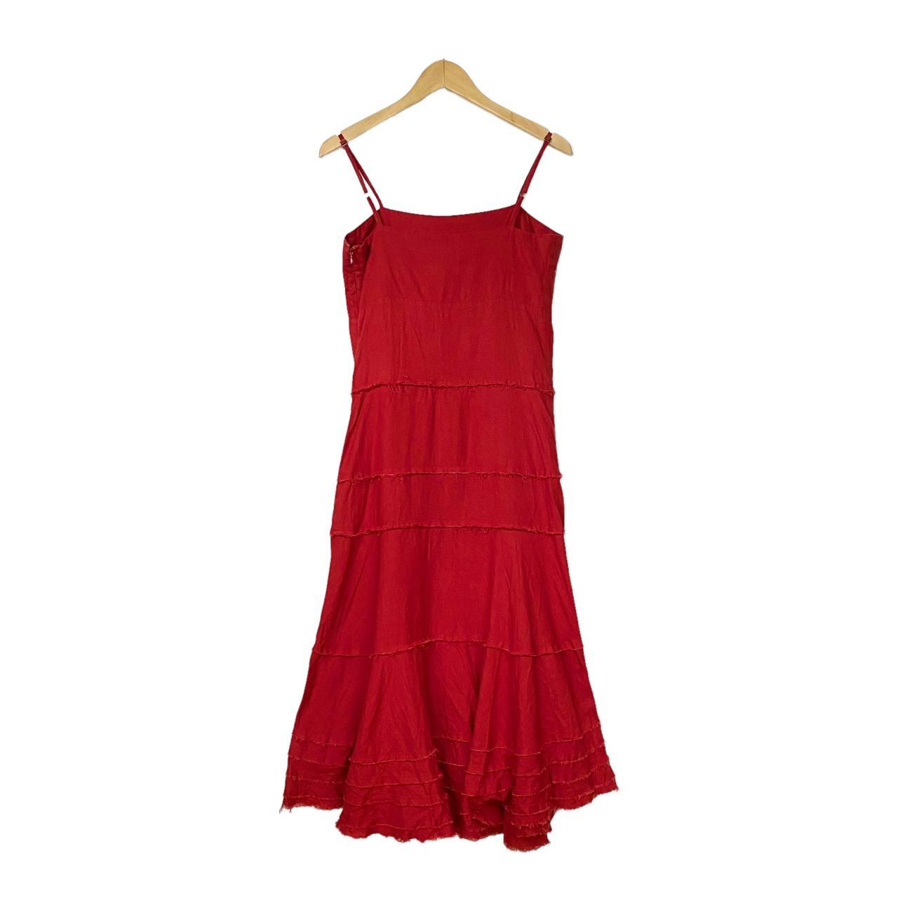 Jigsaw Women's Red Dress | Depop