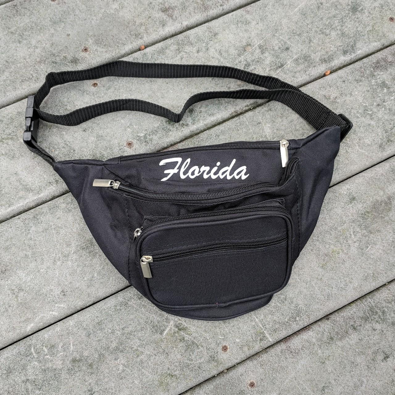 NWOT BLACK FANNY PACK || FLORIDA SOUVENIR
