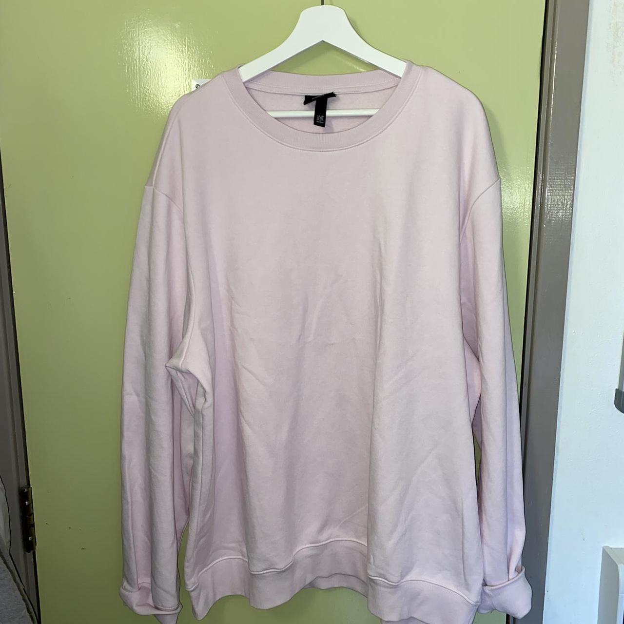 Oversized Sweatshirt Pink 🧞‍♀️ Size XXL Condition -... - Depop