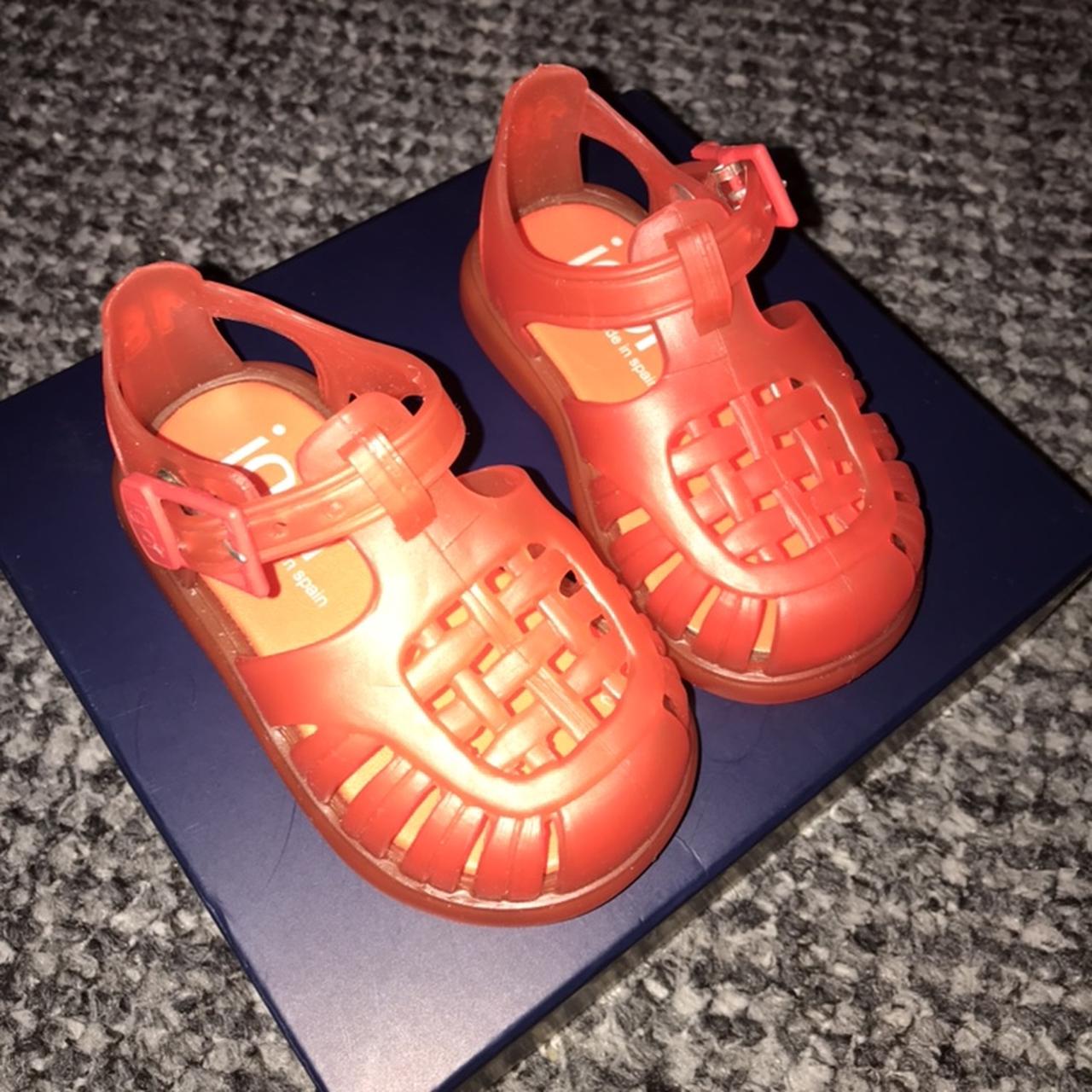 Unisex Red Igor jelly sandals size 18. in perfect Depop