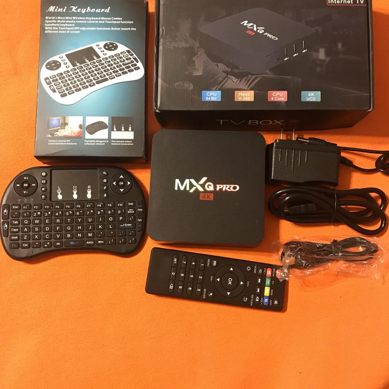 Tv box best sale mas teclado