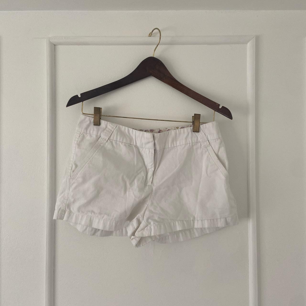 Khaki Krew Women's White and Cream Shorts