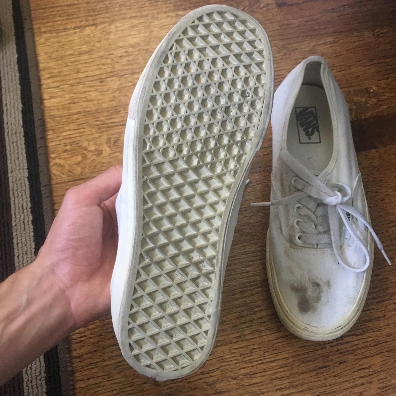 Men's authentic cheap white vans