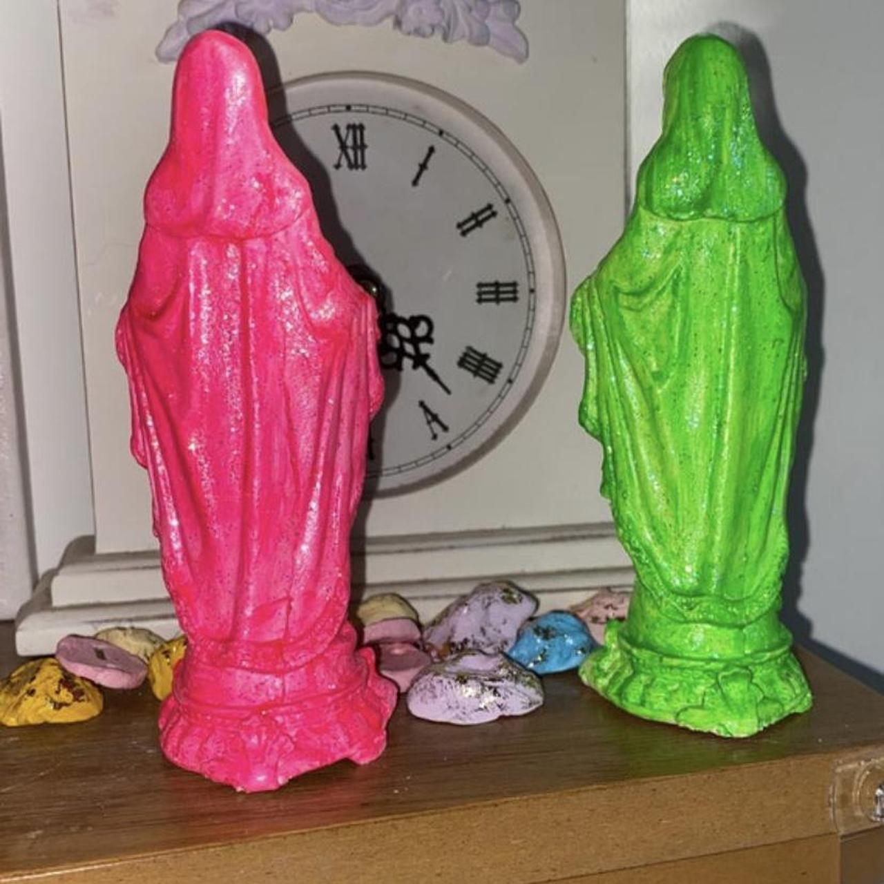 Product Image 2 - Hot pink glitter Virgin Mary