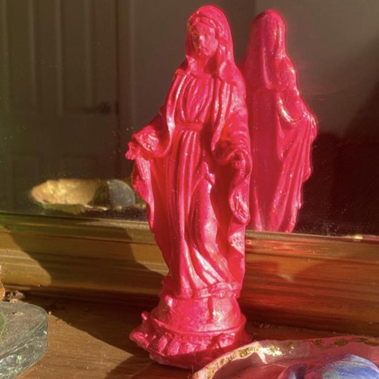 Product Image 3 - Hot pink glitter Virgin Mary