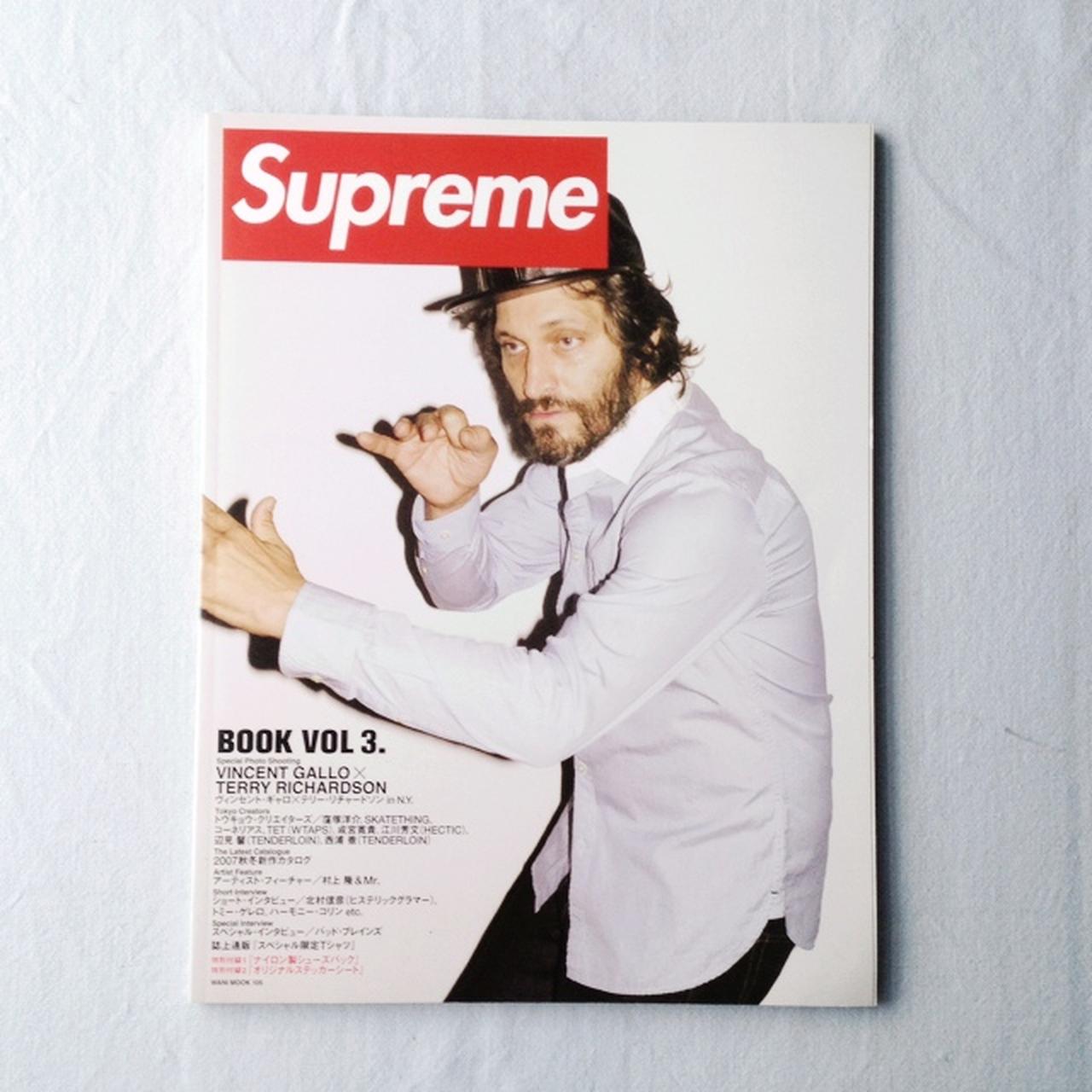 Supreme book 3, 2008. Vincent Gallo, bad Brains,...