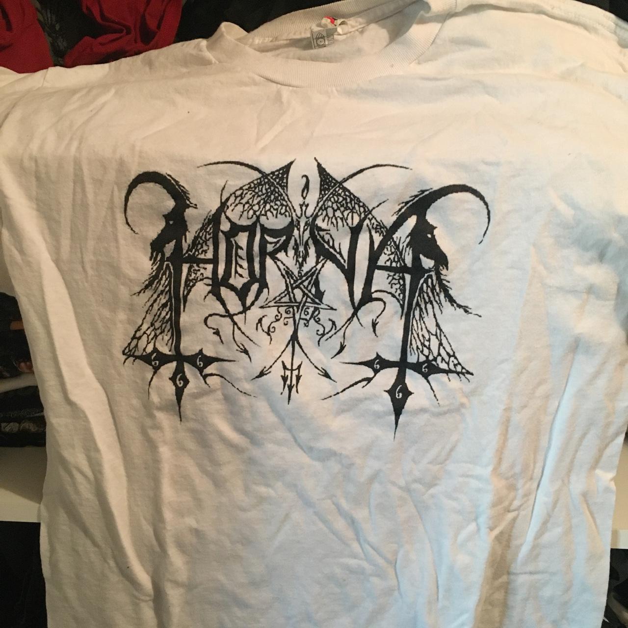 Horna logo shirt #burzum #emperor #mayhem #sargeist... - Depop