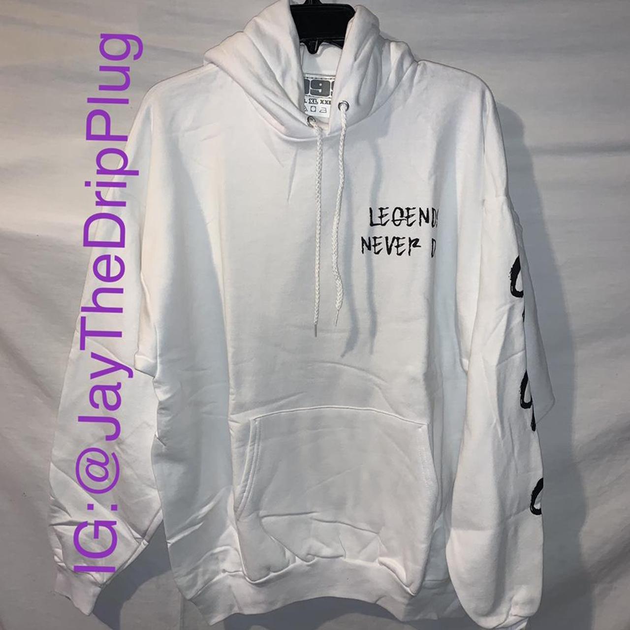 Juice wrld white sales hoodie