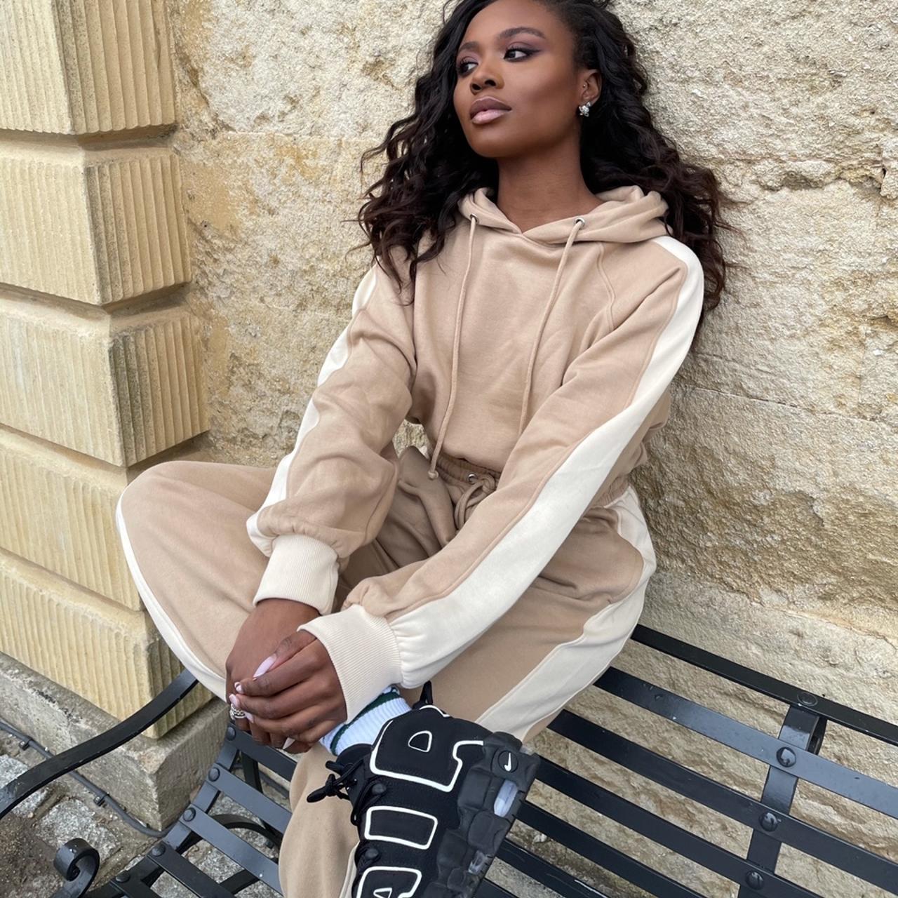 Womens 2025 tan tracksuit