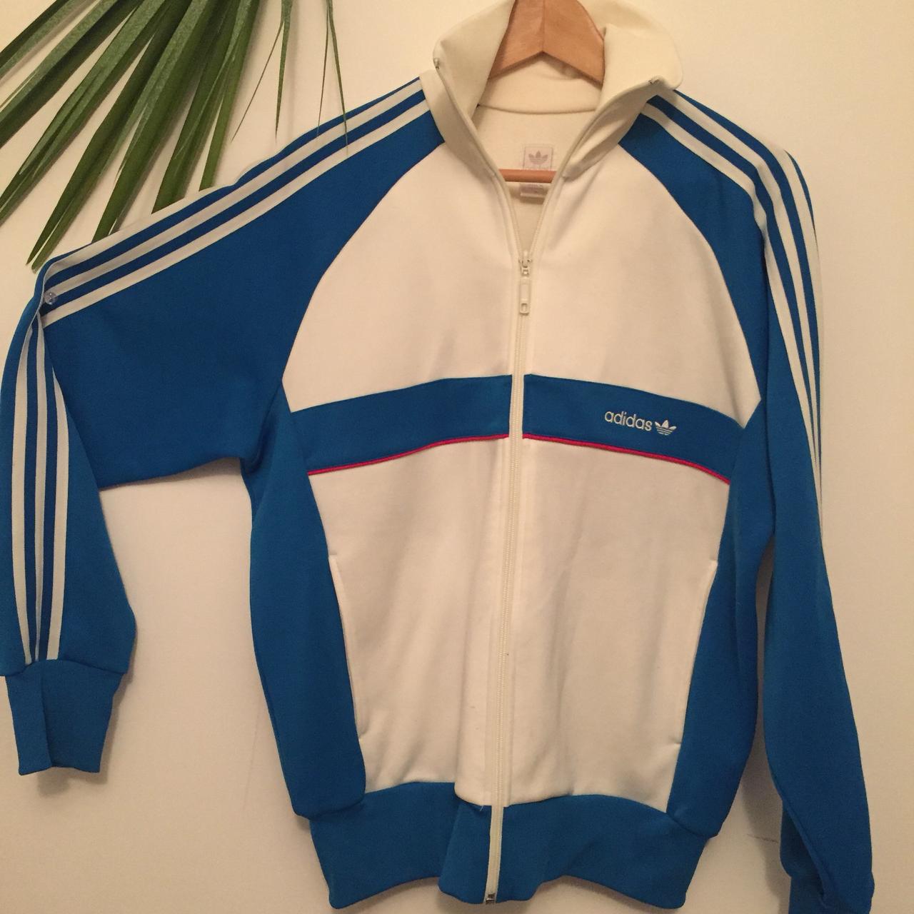 Adidas originals track suit top Supreme... Depop