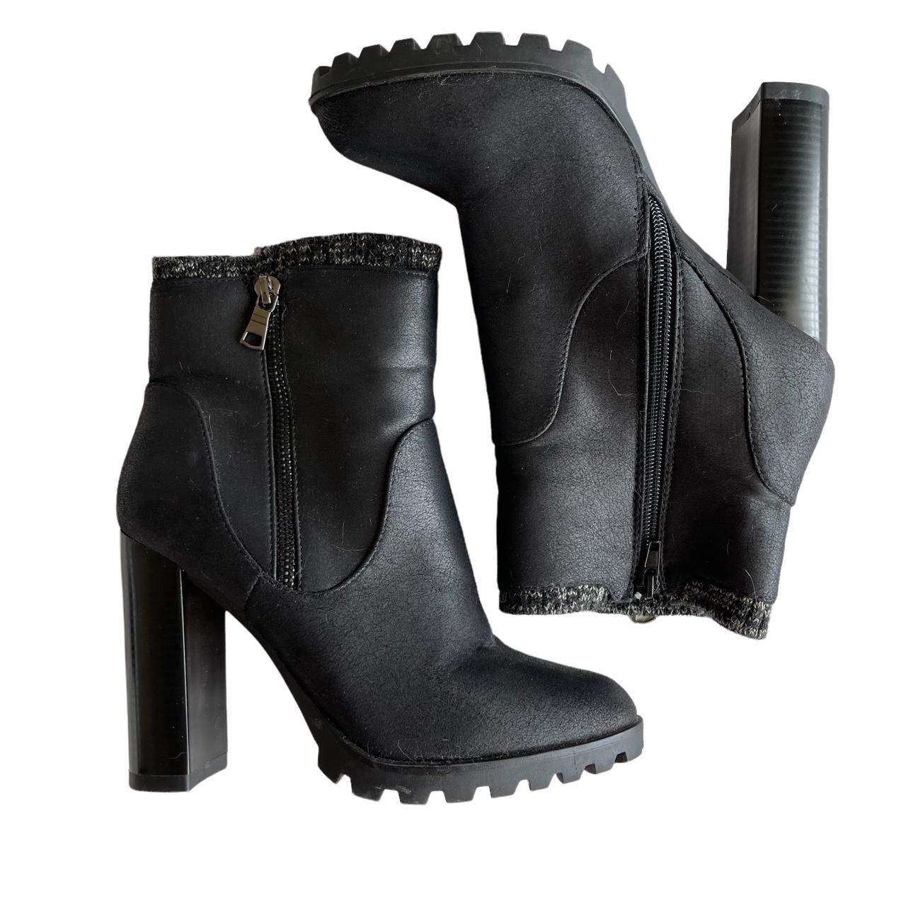 shoedazzle black booties