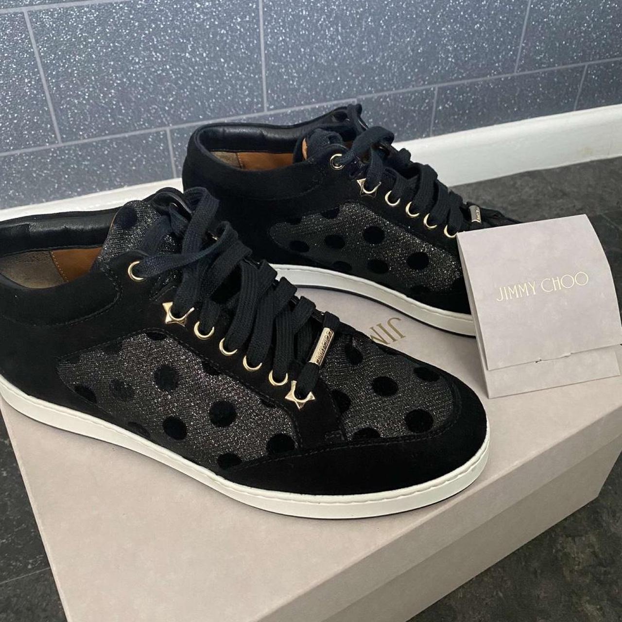 Jimmy choo Morton cut out sneaker trainer. They are - Depop